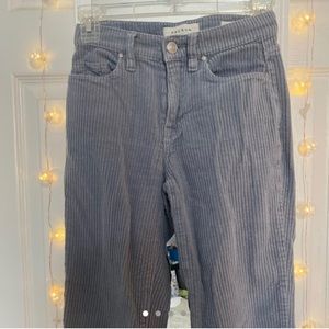 Grey corduroy Pacsun mom jeans